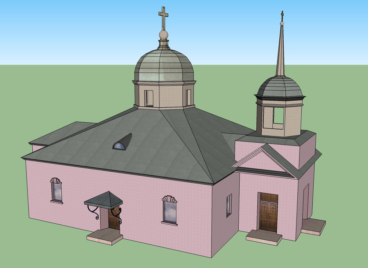 Анапская церковь 3D модель