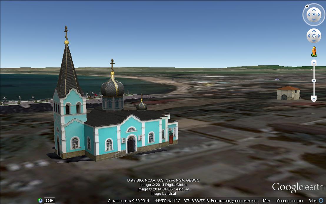 Анапская церковь 3D модель google