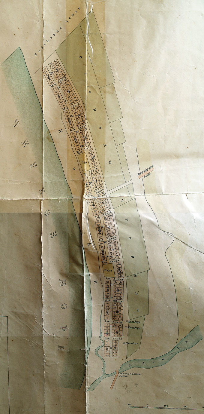Старая карта Анапы