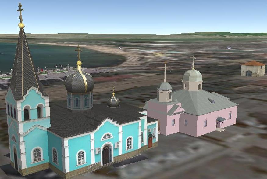 Анапская церковь google 3D модель