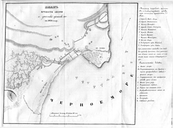 План крепости Анапе и действий против неё в 1828 году