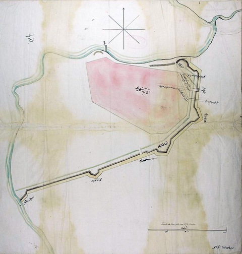 Турецкий план крепости Анапа