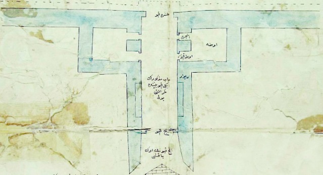 Турецкий план анапских крепостных ворот